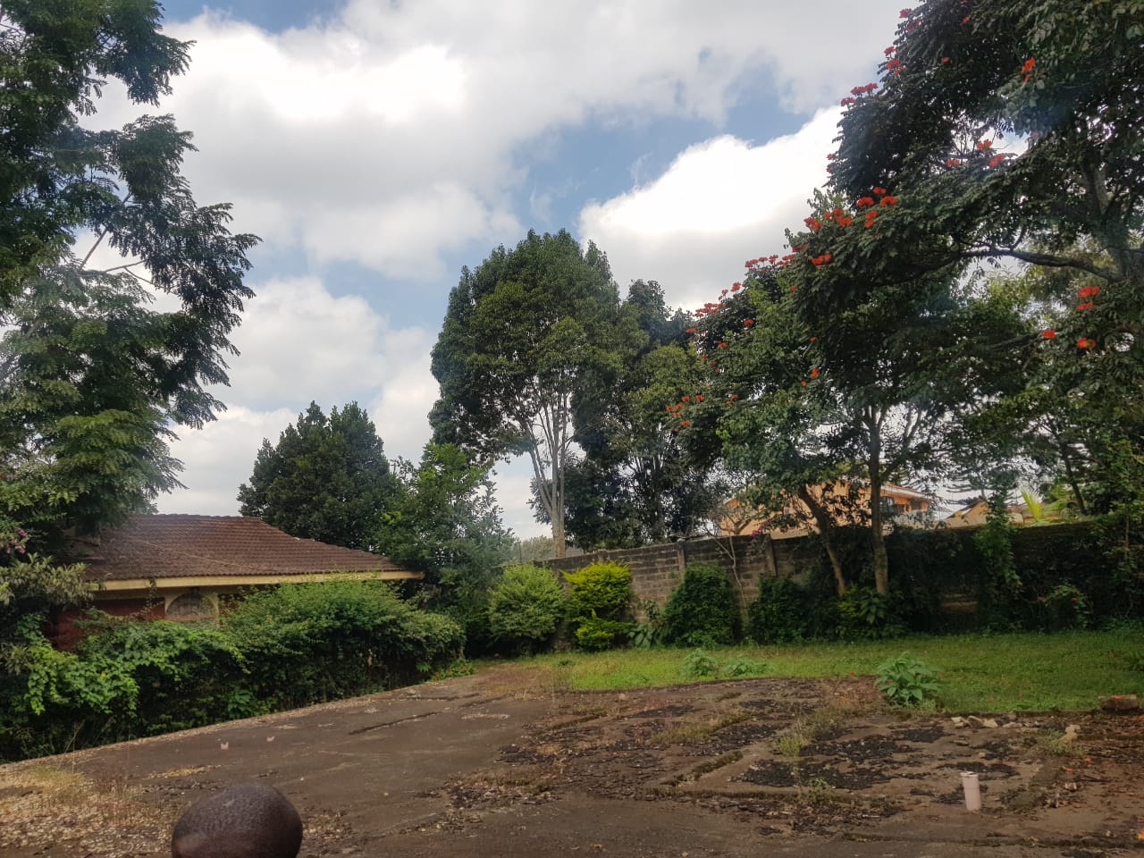 Kitisuru half acre Land For sale with 2 bedroom house and 3300 sq ft Foundation plus basement @50M ONLY Wow
