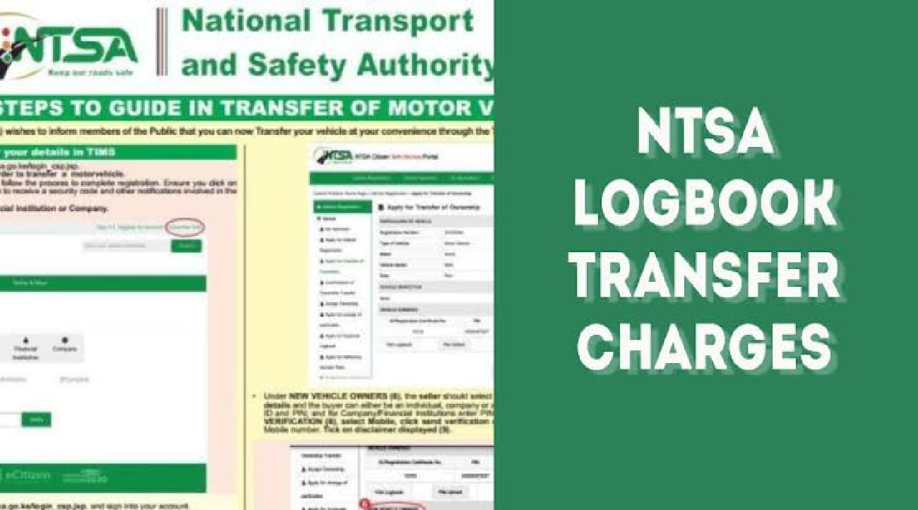 NTSA Logbook Transfer Charges, Requirements & Fee
