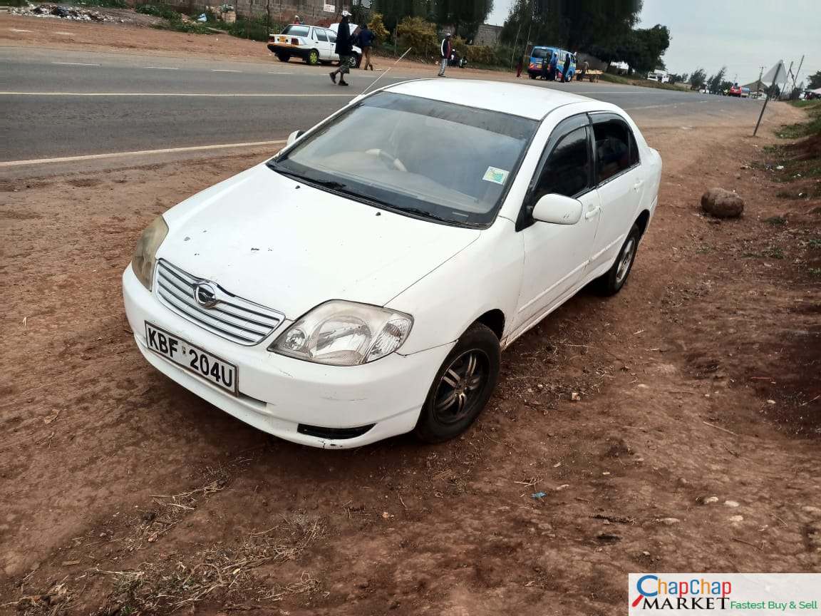 Toyota Corolla NZE for sale in Kenya You Pay 30% Deposit Trade in OK EXCLUSIVE