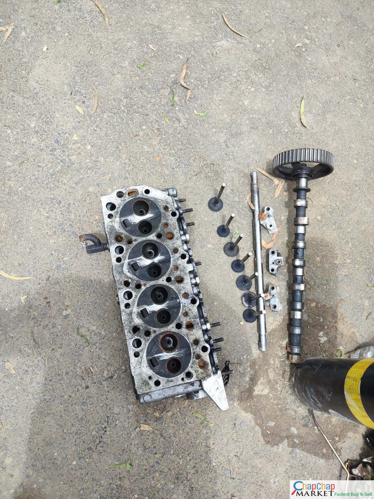 4d56 cylinder head for sale with nozzles, valves, camshaft  and brackets  2) Front axles for Pajero generation 2  Everything for ONLY 50K